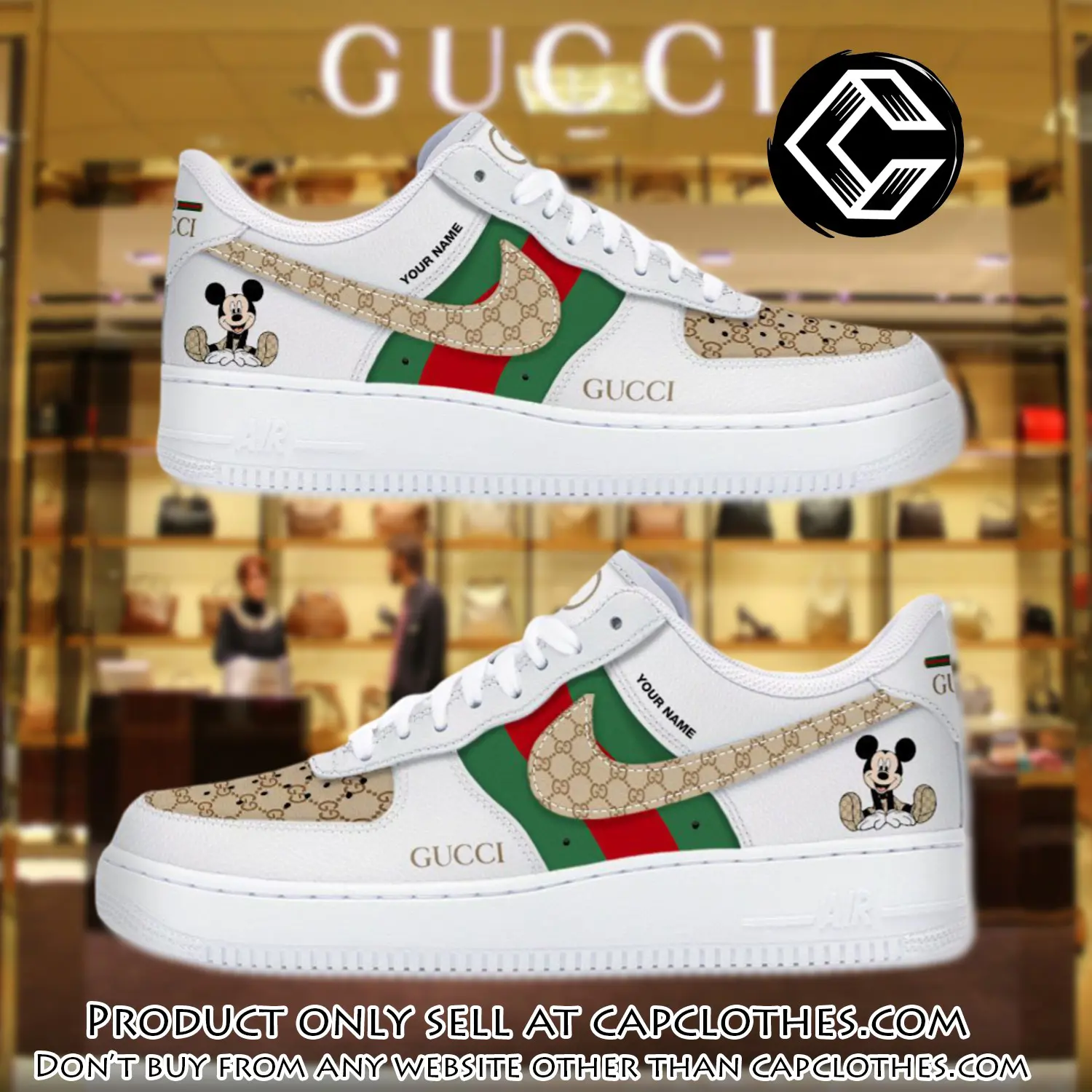 Gucci mickey luxury air force 1 sneakers limited af1 shoes oaf1023 cc3943750